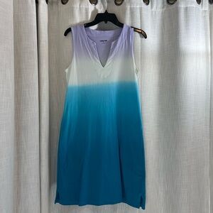 Lands’ End Women’s Cotton Jersey Sleeveless Swim Cover-up Dress - Size XS